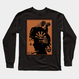 Halloween Victorian Silhouette - Halloween Long Sleeve T-Shirt